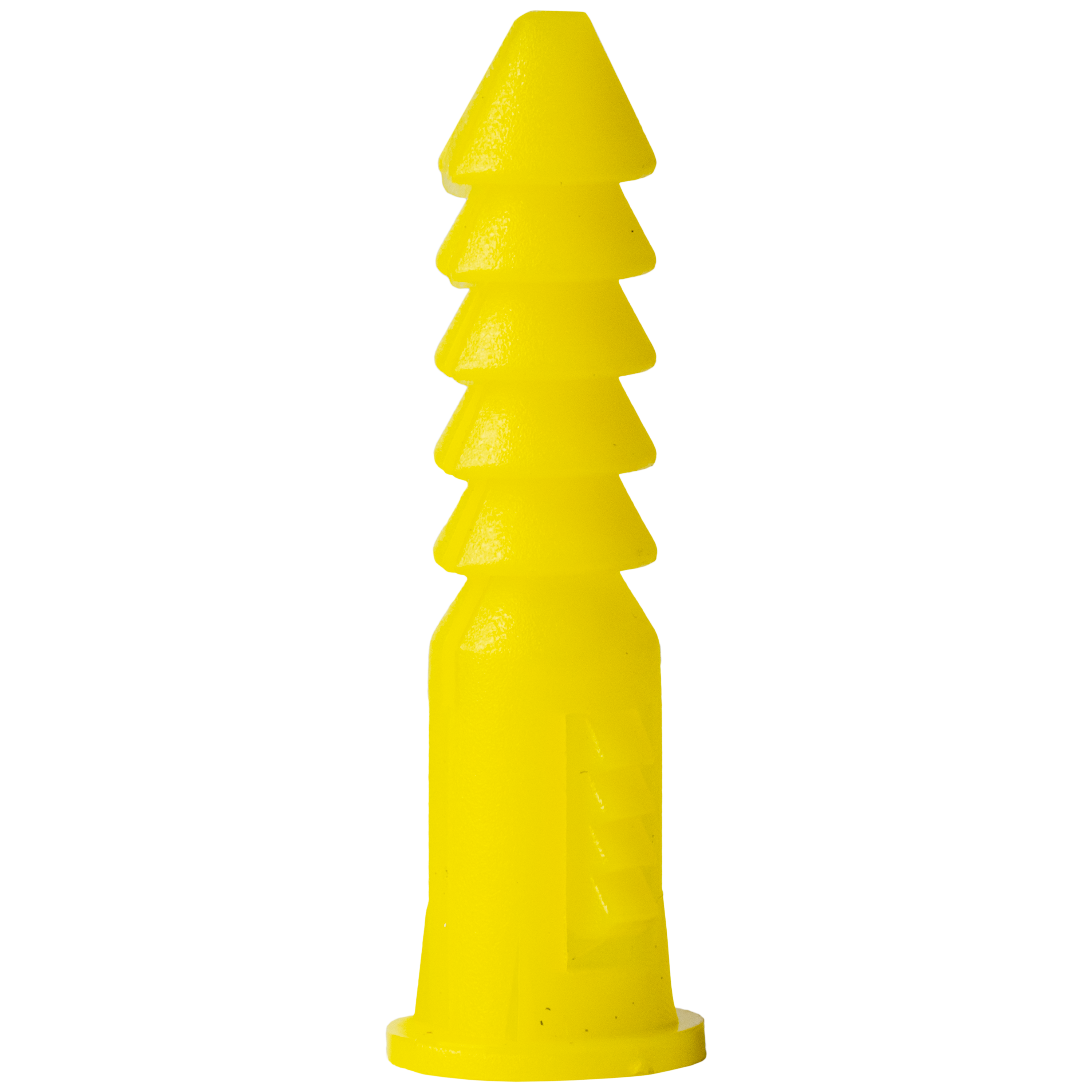 <ul><li>When a screw is inserted, the serrated tabs on each side of the neck expand to provide stability against rotation as well as improved holding strength</li><li>The expanded ribbed body prevents pull-out</li></ul>|